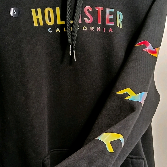 - HOLLISTER HOLOGRAPHIC SWEATER S - Picture 3 of 6